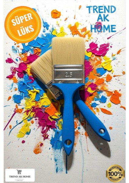 Lüks Kestirme Boya Fırçası No:2.5