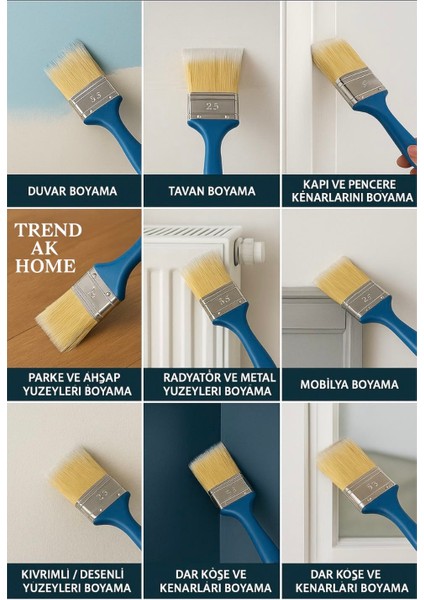 Lüks Kestirme Boya Fırçası No:2.5 fırsatları