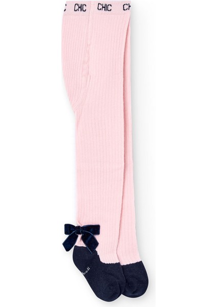 Kız Çocuk Fiyonk Aksesuarlı Kilotlu Çorap