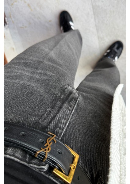 Füme Yüksek Bel Baggy Jean RM3004 fiyatları