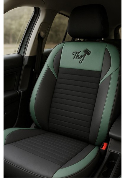 Thor Tay Tüyü Lüks Üniversal Oto Koltuk Kılıfı - 5 Koltuk Tam Set