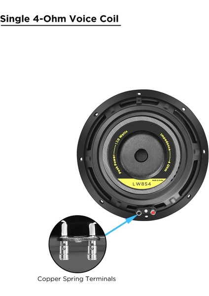 Lw-8s4 20CM Subwoofer (160 Watt) fırsatları