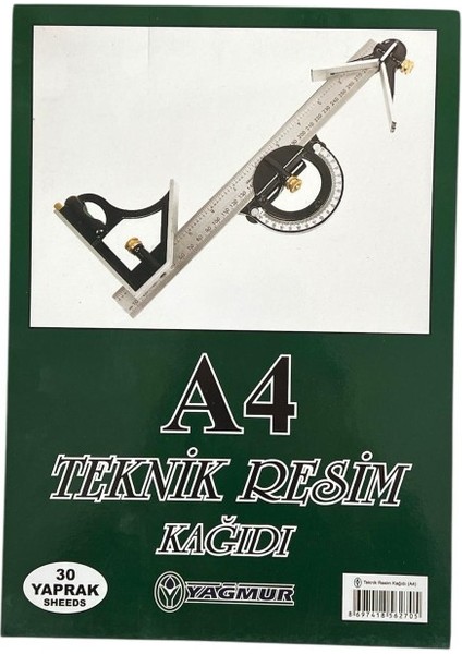 Teknik Resim Kağıdı A4 30 Yaprak - Dik