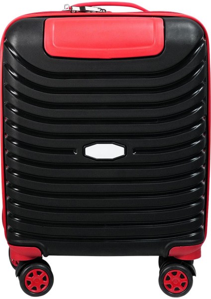 Pp Underseat Küçük Boy Siyah-Kırmızı Valiz 46X34X19 cm | 4 Tekerlek | Şifreli Kilit fiyatları