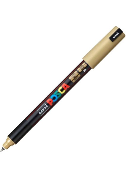 Posca Uni Pc-1mr Renkli Boya Marker Kalemler Ultra Ince 0,7 mm Altın (1 Adet) fiyatları