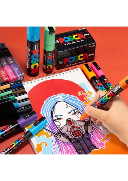 Posca Uni Pc-1mr Renkli Boya Marker Kalemler Ultra Ince 0,7 mm Altın (1 Adet) fırsatları