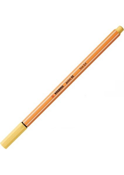 Fineliner Point 88 Ince Keçe Uçlu Kalem 88 Point 0.4 mm Sarı 88/23 (10 Lu Paket) modelleri