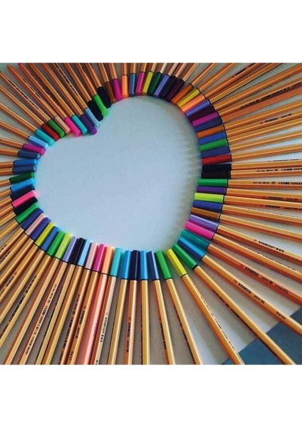 Fineliner Point 88 Ince Keçe Uçlu Kalem 88 Point 0.4 mm Sarı 88/23 (10 Lu Paket) indirimleri