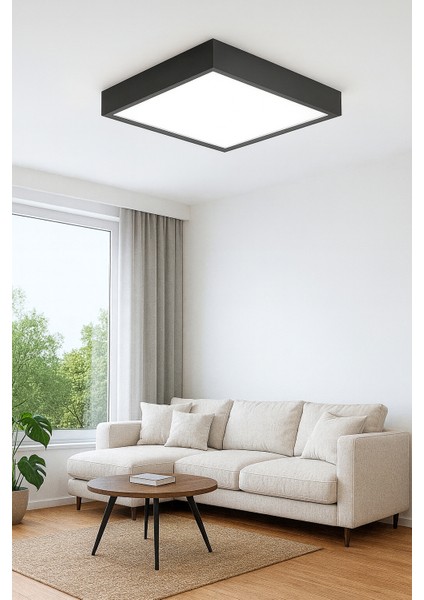 Antrasit LED Panel Enerji Tasarruflu LED Avize