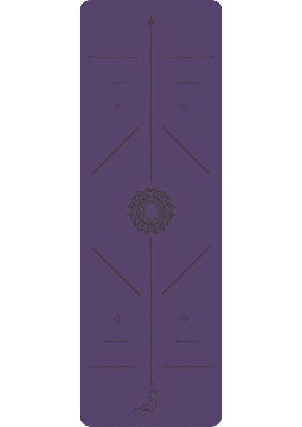 Focus Series 4.1 mm Mor Doğal Kauçuk Kaydırmaz Yoga Matı