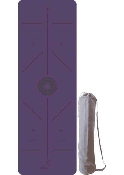 Focus Series 4.1 mm Mor Doğal Kauçuk Kaydırmaz Yoga Matı fiyatları