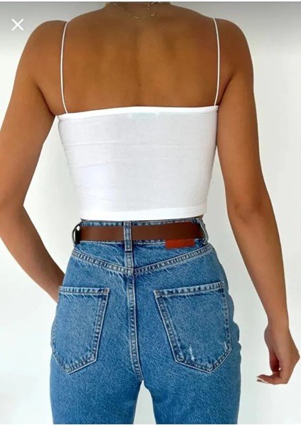 Askılı Crop Büstiyer Penye Bluz 2’li Set fiyatları