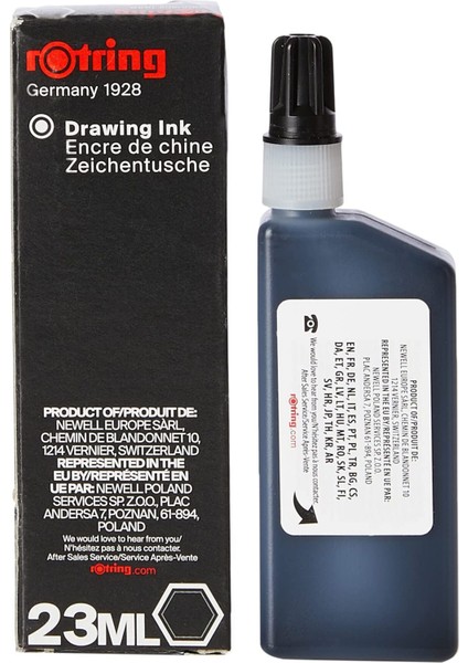 23 ml Drawing Isograph Siyah Mürekkep (2 Adet) fiyatları