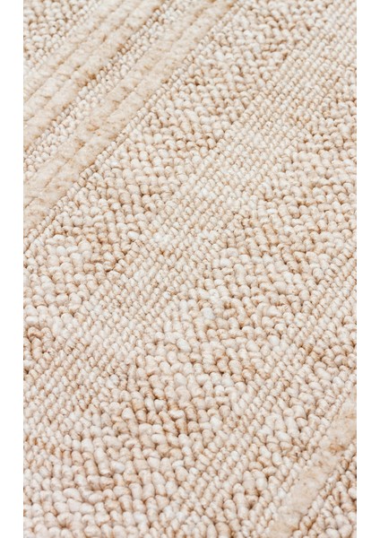 Joy 01 Bej - Yumuşak Dokulu Hav Yapmayan Modern Salon Halısı modelleri