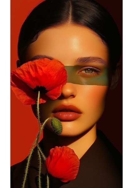 Modern Sanat Çiçek V2 Ev Duvar Salon Güzellik Salonu Ofis Dükkan Dekarasyon Kanvas Tablo fiyatları