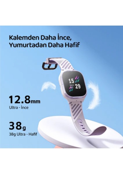 S1 Pro Akıllı Çocuk Saati+ Phılıps Kulak Üstü Kablolu Kulaklık Hediye-Pembe