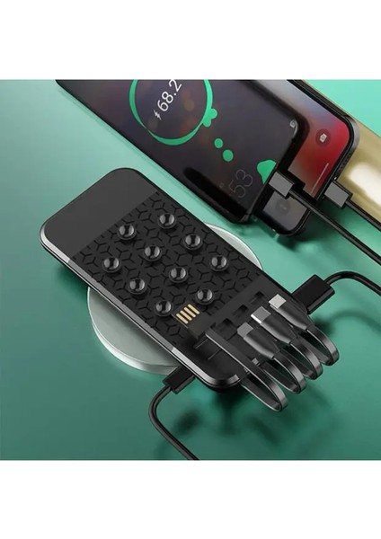 Linkage Lkp-49 10.000MAH 5W Mikro Lightning Kablolu LCD Göstergeli Kablosuz Şarjlı Powerbank fırsatları