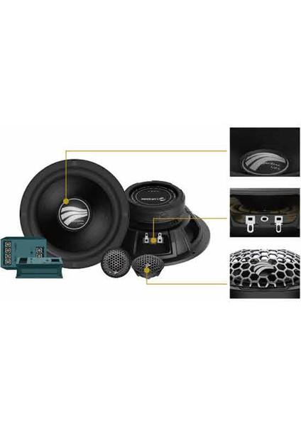 EL-C260A 16CM Komponent Mid Takımı (160 Watt) fiyatları