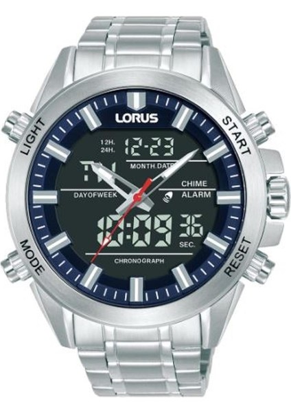 RW665AX9 Kronograf Analog Dijital Erkek Kol Saati