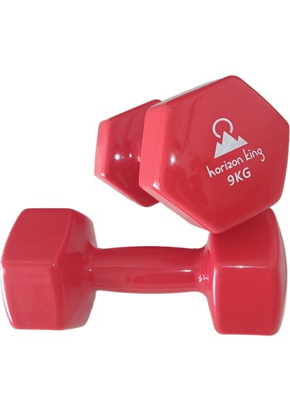 Vinyl Kaplı Dökme Demir Altıgen Çift Dambıl