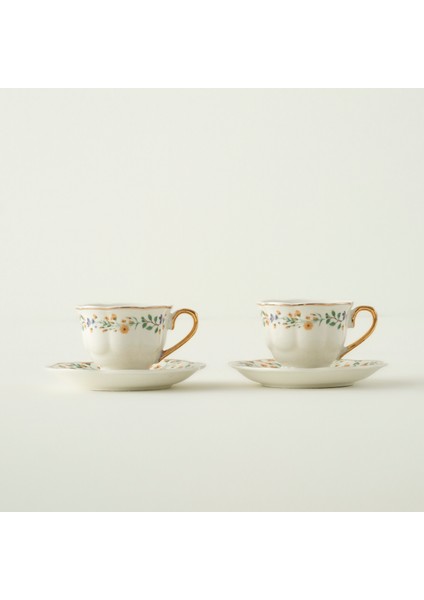 Juliette Porselen 2'li Kahve Fincanı Seti (90 Cc)
