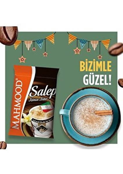 Mahmood Tarçınlı Salep 20 Adet 20 gr Sıcak İçecekler için Lezzetli Alternatif indirimleri