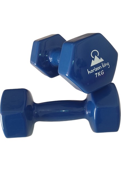 Vinyl Kaplı Dökme Demir Altıgen Çift Dambıl