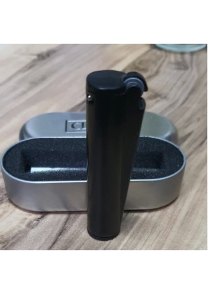 Siyah Benzinli Metal Çakmak