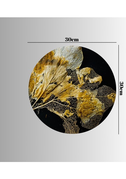 :temperli Cam Daire Tablo, Cam Tablo, Uv Baskı, CTT014