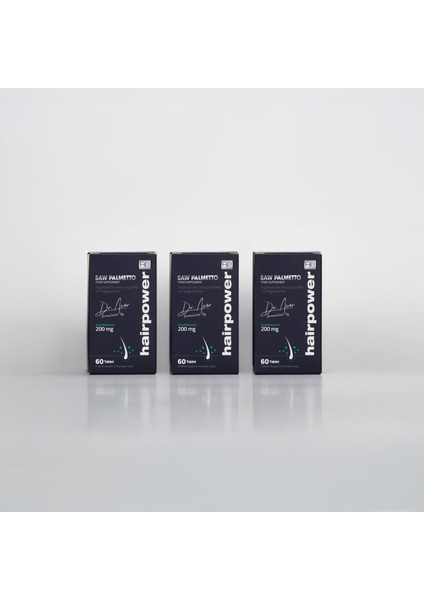 Hairpower 3'lü Saw Palmetto 60 x 3 180 Tablet