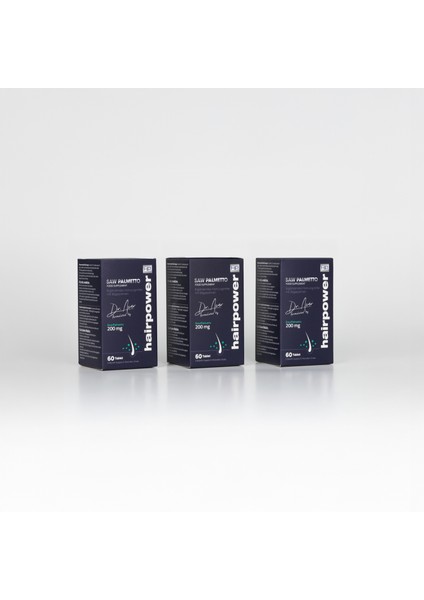 Hairpower 3'lü Saw Palmetto 60 x 3 180 Tablet modelleri