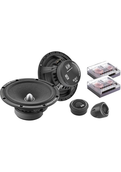 165RX 16.5 cm 2 Yollu Komponent Hoparlör Takımı | 150W Max Güç | 95 Db Hassasiyet | 2 Ohm