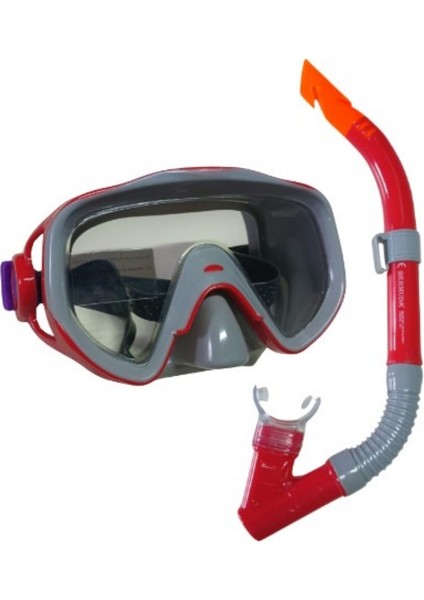 Maske Snorkel Set Almira - 2303A/121CSB - Kırmızı