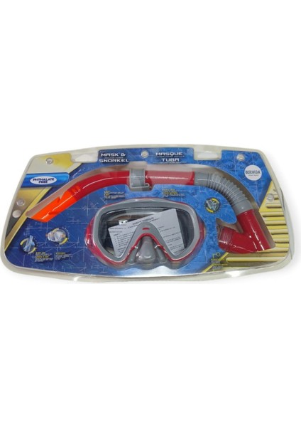 Maske Snorkel Set Almira - 2303A/121CSB - Kırmızı fiyatları