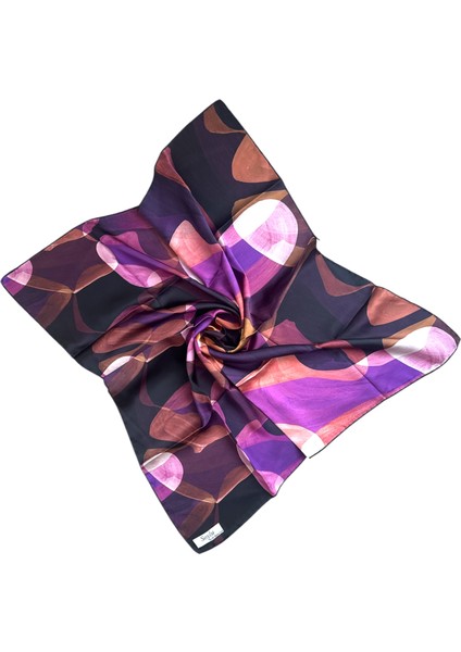 Geometrik Desen Sura Ipek Eşarp