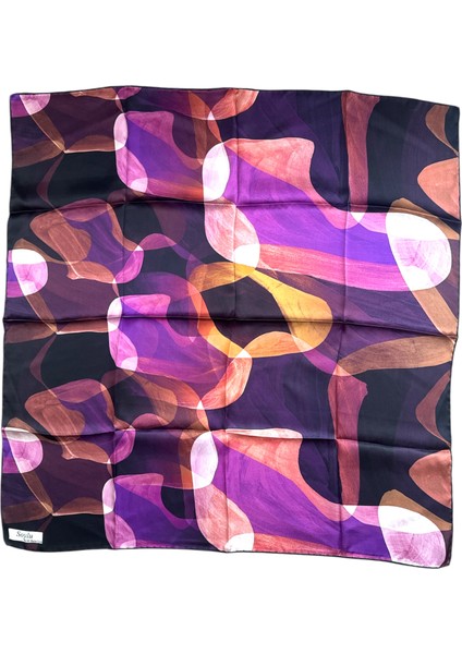 Geometrik Desen Sura Ipek Eşarp modelleri