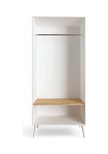 Riva Elbise Dolabı / Iki Kapaklı Çekmeceli Dolap / Gardırop fırsatları