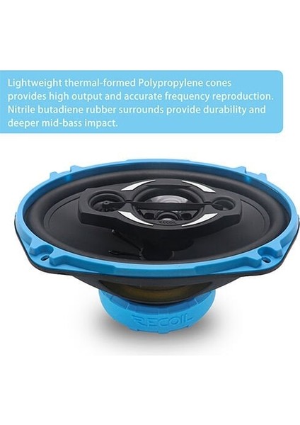 RCX694 Oval Koaksiyel Hoparlör (140 Watt) modelleri