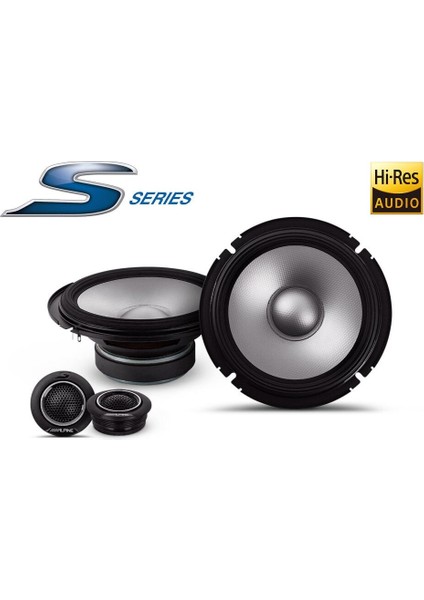 S2-S65C 16CM Hi-Res Komponent Mid Takımı (240 Watt)