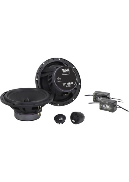 SR165S 2 Yollu Komponent Hoparlör Takımı | 150W | 93DB | 165MM Mid + 20MM Tweeter