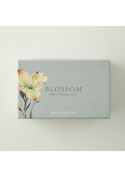 Blossom Porselen 2'li Kahve Fincanı Seti Yeşil (90 Cc) modelleri