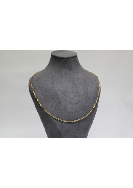 14 Ayar Gerçek Altın Halka Modeli Zincir