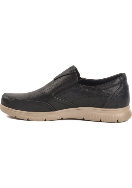 Siyah Hakiki Deri Erkek Günlük Ayakkabı D2301 M fiyatları