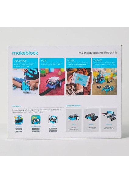Mbot Programlanabilir Robot Seti – Çocuklar Için Stem Kodlama ve Robotik Oyuncak (Scratch & Arduino Uyumlu)