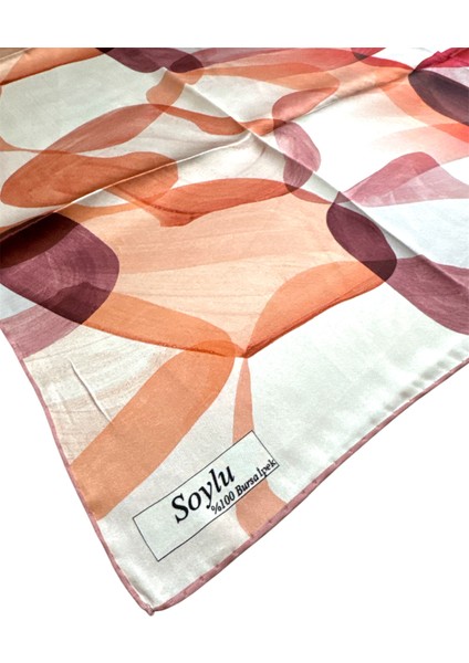 Geometrik Desen Sura Ipek Eşarp fiyatları