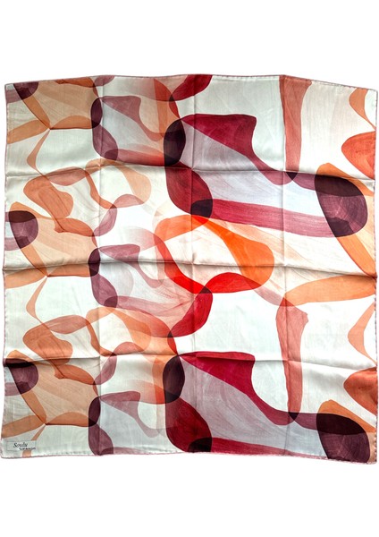 Geometrik Desen Sura Ipek Eşarp modelleri