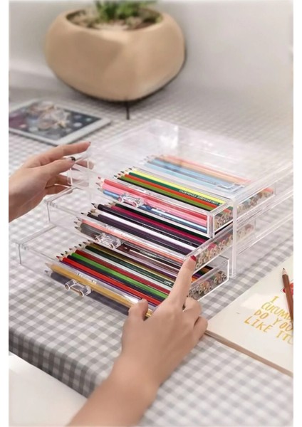 Şeffaf Dior 3 Çekmeceli Makyaj Organizeri Takı Düzenleyici Organizer fiyatları