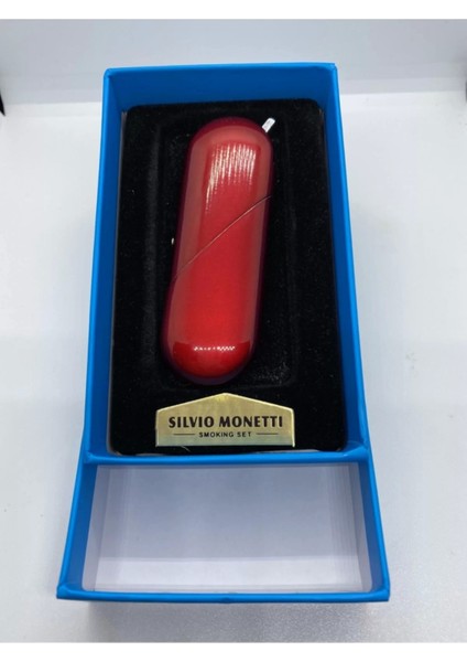 Silvio Monetti Kırmızı Kalpli Gazlı Aşk Çakmağı