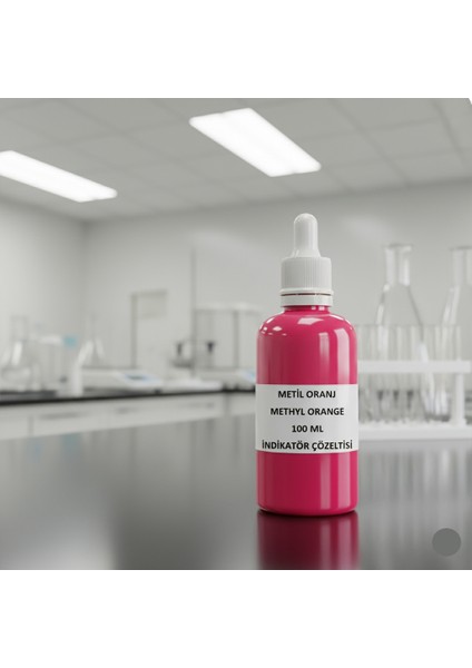 Metil Oranj 100 mL İndikatör Çözeltisi | Methyl Orange - Yüksek Kaliteli - Zurih Lab fiyatları