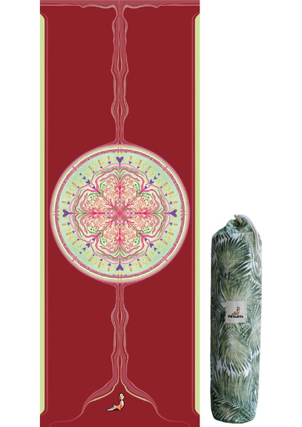 Mandala Serisi Follow The White Rabbit 4.1 mm Doğal Kauçuk Kaydırmaz Yoga Matı fiyatları